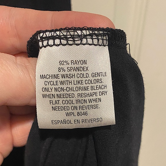 Black and Blue Tank Dress - Picture 4 of 4